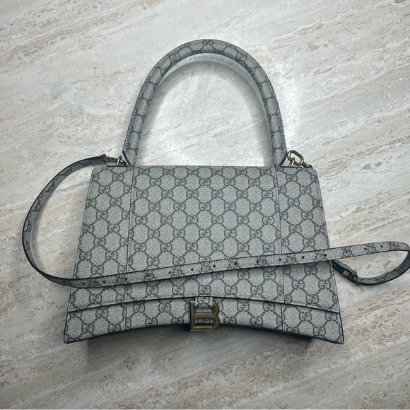 Gucci X Balenciaga The Hacker Project Hourglass Bag Medium - Picture 2 of 8